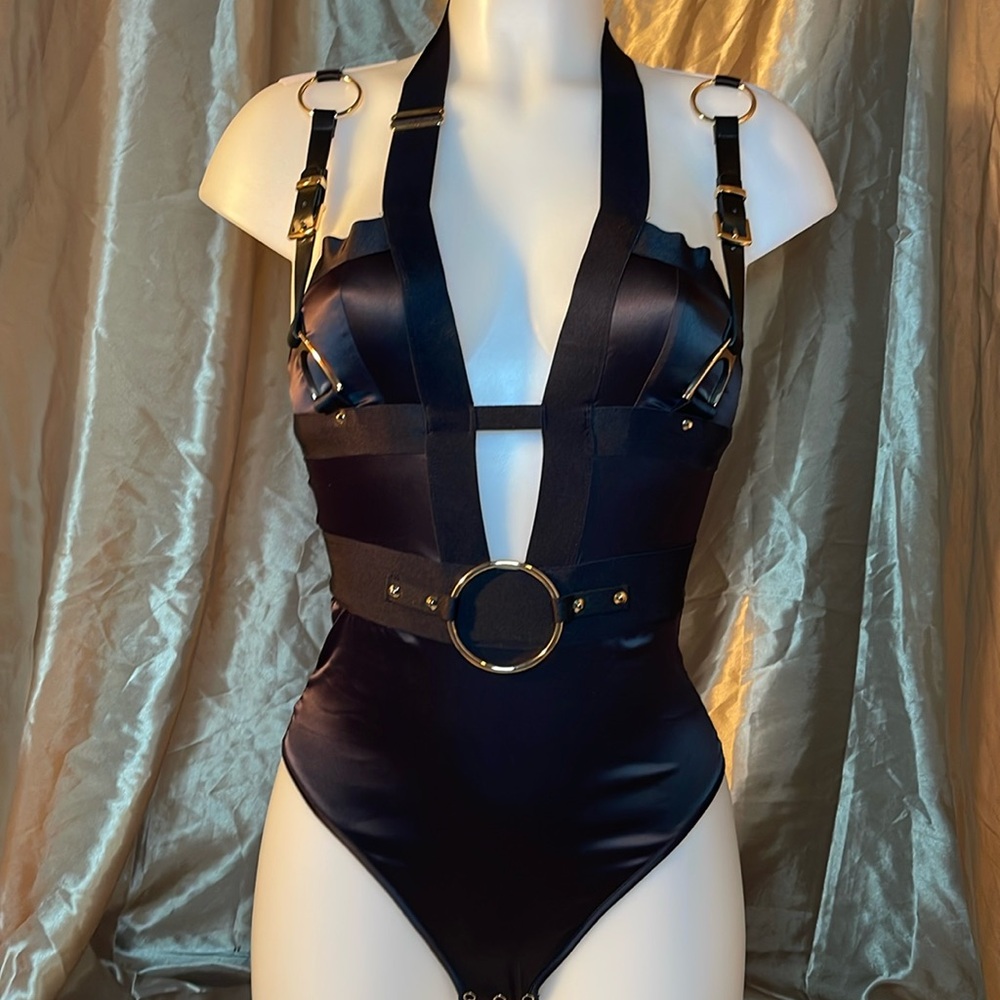 Honey Birdette Carter Black Bodysuit
